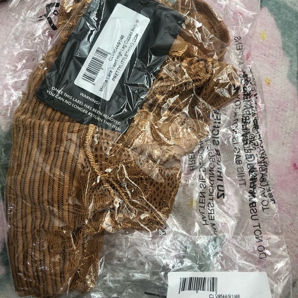Pretty little thing Mocha Size M Bodysuit